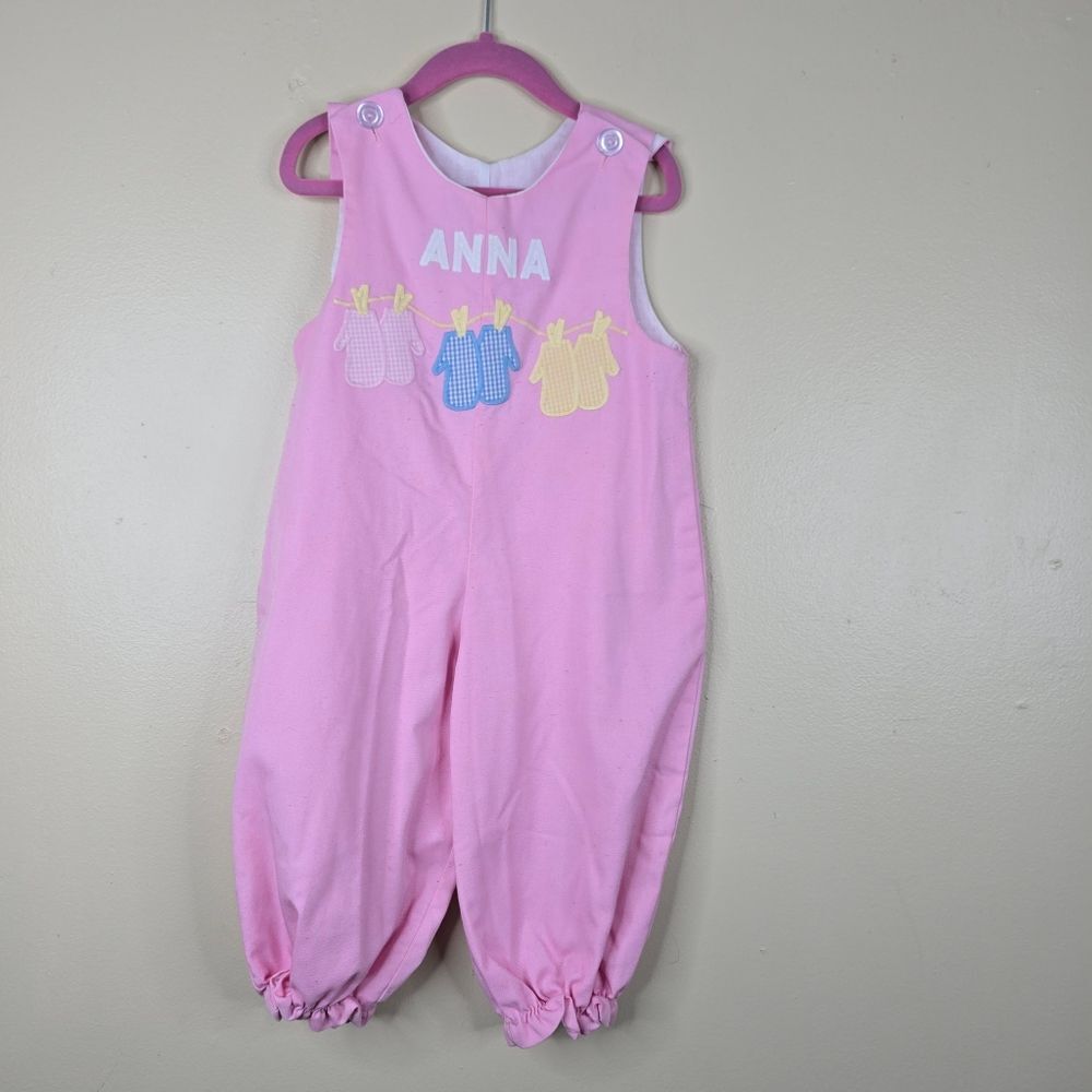 Vintage Kelly's kids applique Anna jumper size 2